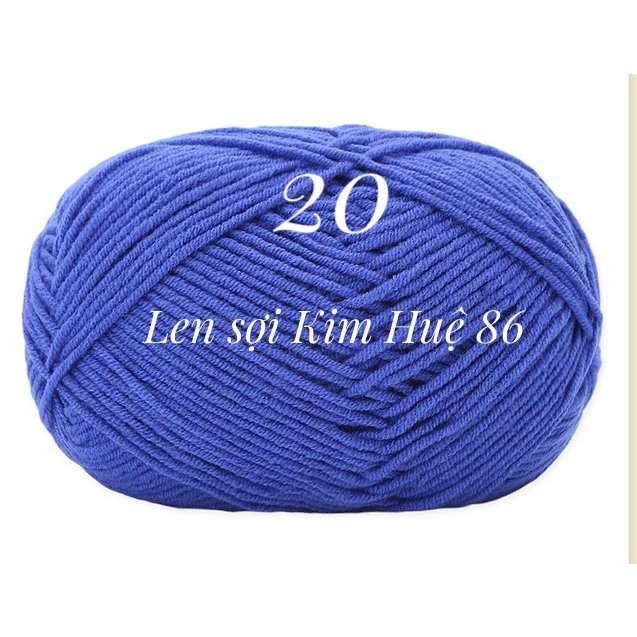 Len milk cotton Mianbao cuộn 40gr ( bảng 1)