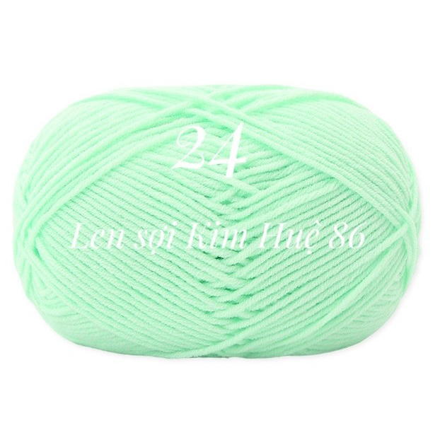 Len milk cotton Mianbao cuộn 40gr ( bảng 1)
