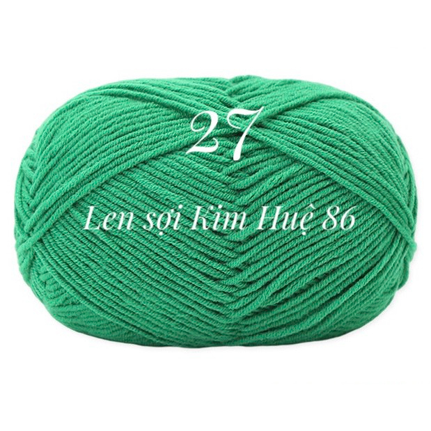 Len milk cotton Mianbao cuộn 40gr ( bảng 1)