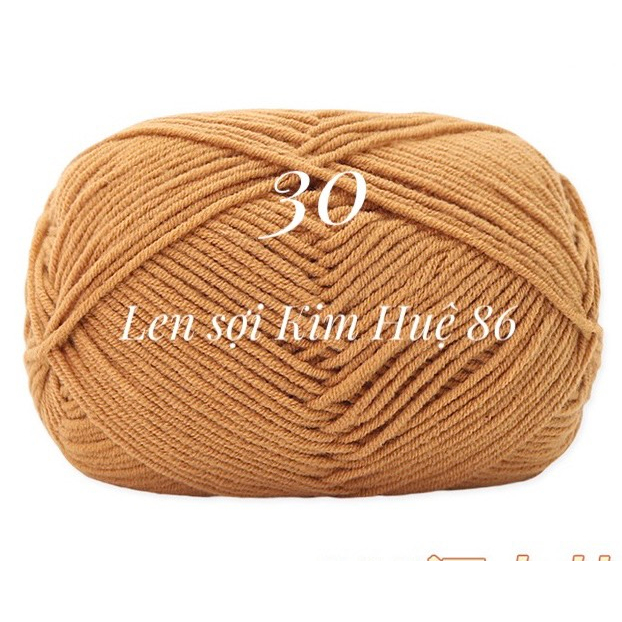 Len milk cotton Mianbao cuộn 40gr ( bảng 1)