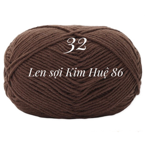 Len milk cotton Mianbao cuộn 40gr ( bảng 1)