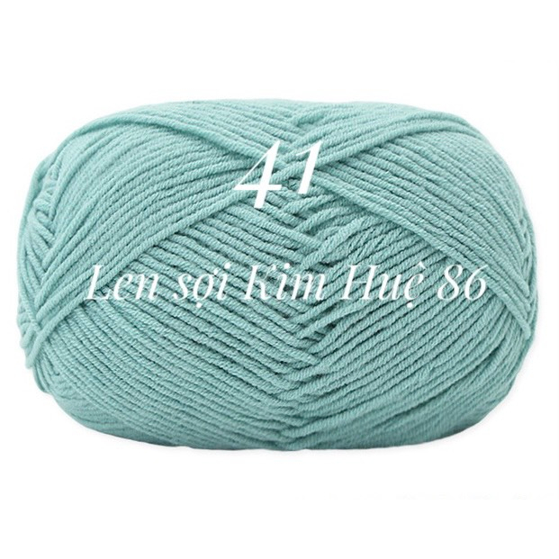 Len milk cotton Mianbao cuộn 40gr ( bảng 1)
