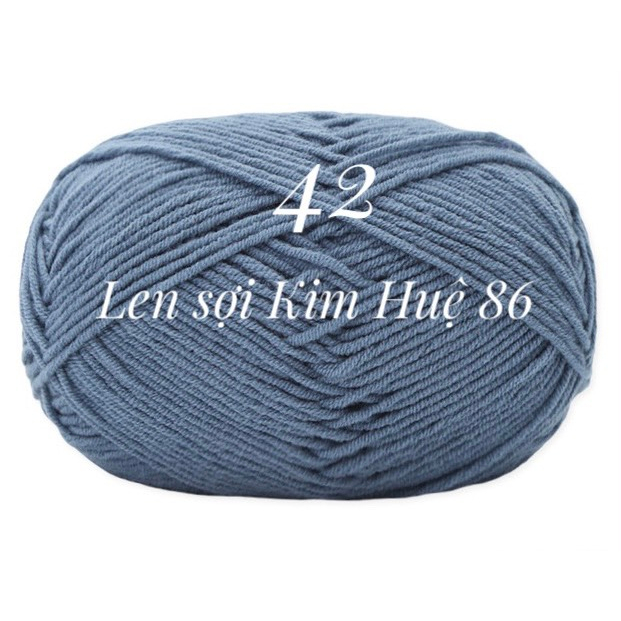 Len milk cotton Mianbao cuộn 40gr ( bảng 1)