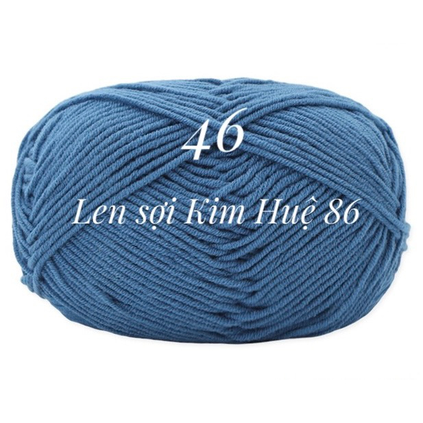 Len milk cotton Mianbao cuộn 40gr ( bảng 1)