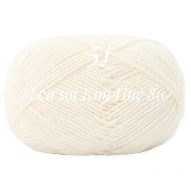 Len milk cotton Mianbao cuộn 40gr ( bảng 2 )
