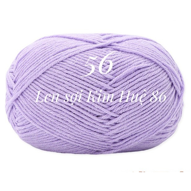 Len milk cotton Mianbao cuộn 40gr ( bảng 2 )