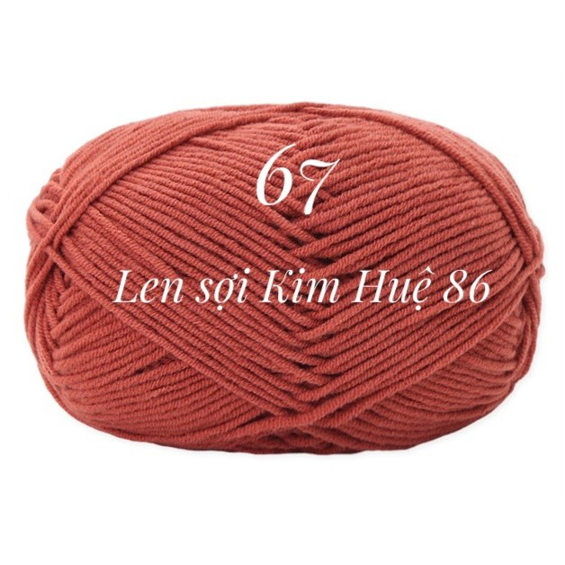 Len milk cotton Mianbao cuộn 40gr ( bảng 2 )