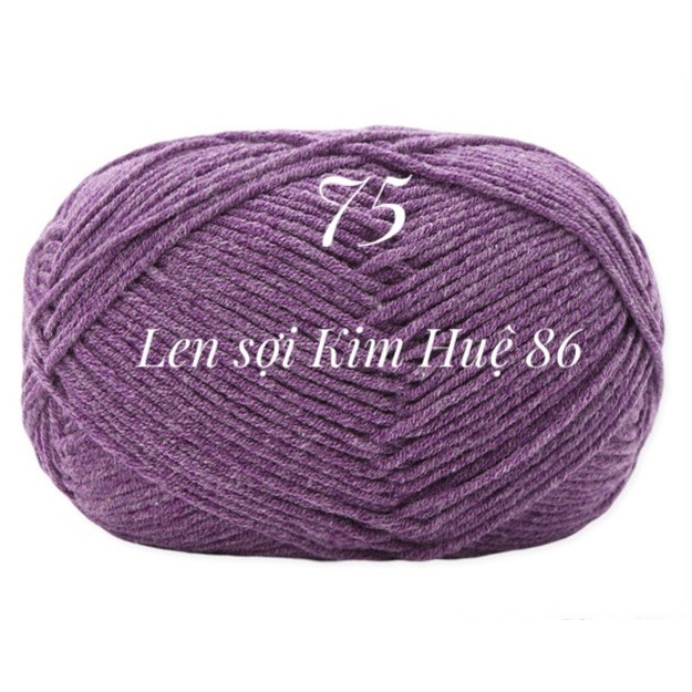 Len milk cotton Mianbao cuộn 40gr ( bảng 2 )