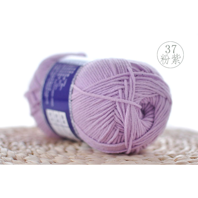 Len milk cotton mác xanh cuộn 100g ( từ màu 01 đến màu 50)