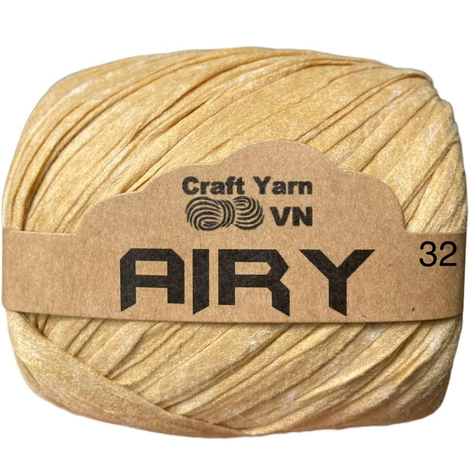 Sợi Airy móc mũ, túi cuộn 45g