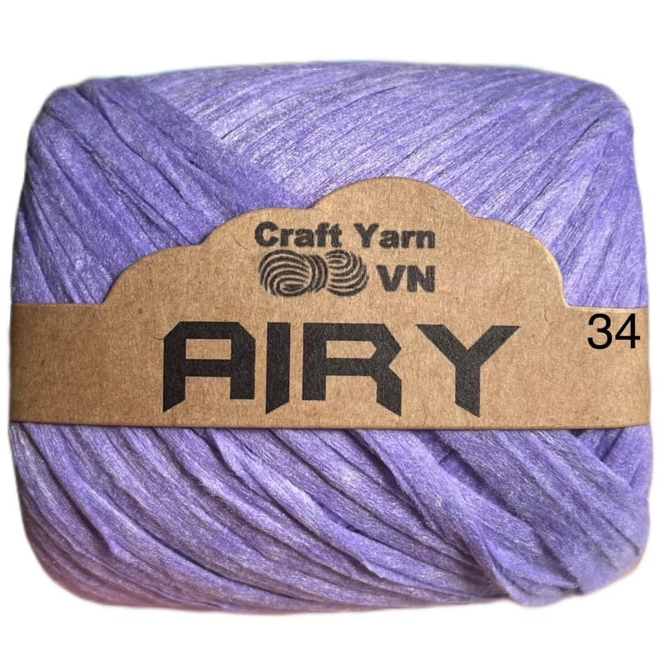 Sợi Airy móc mũ, túi cuộn 45g