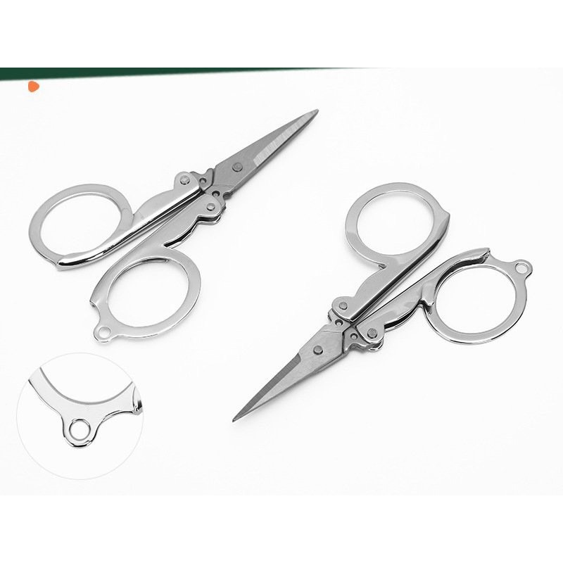 Kéo cắt đa năng mini gấp gọn bằng thép không gỉ