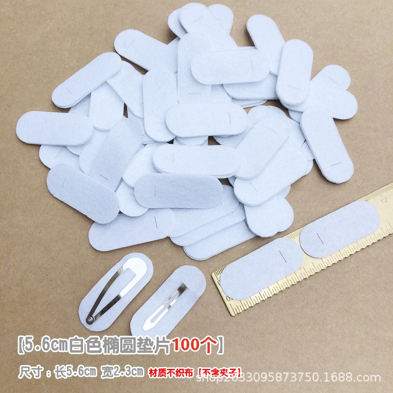 Phôi vải nỉ lót kẹp tóc ( gói 10 cái)