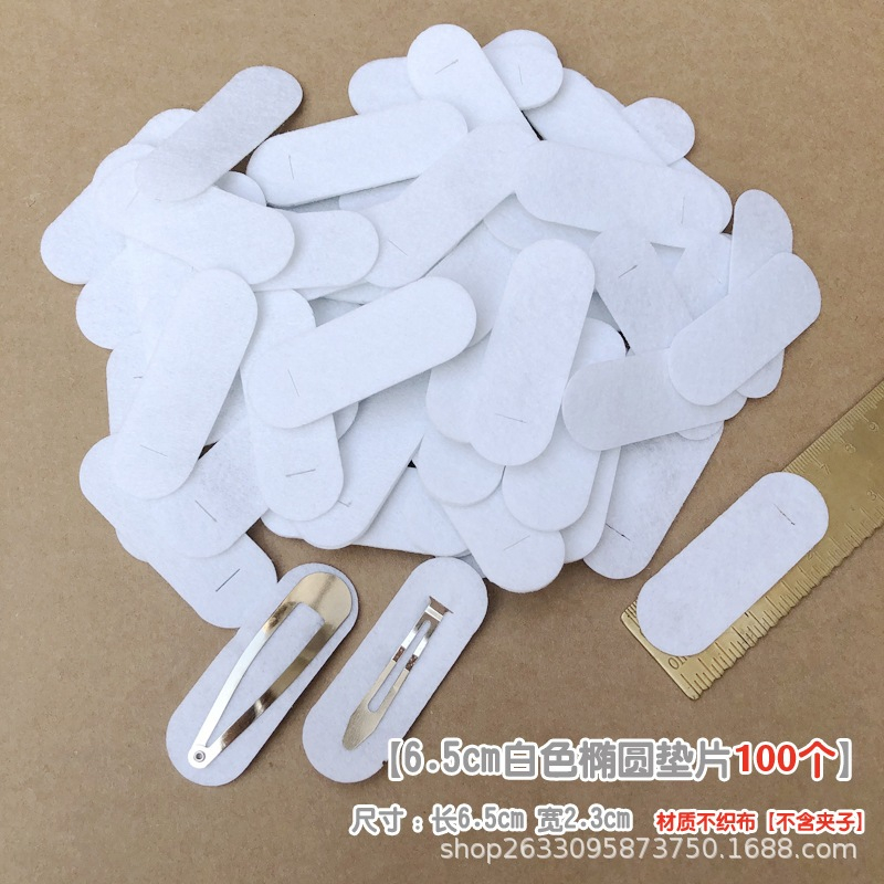 Phôi vải nỉ lót kẹp tóc ( gói 10 cái)