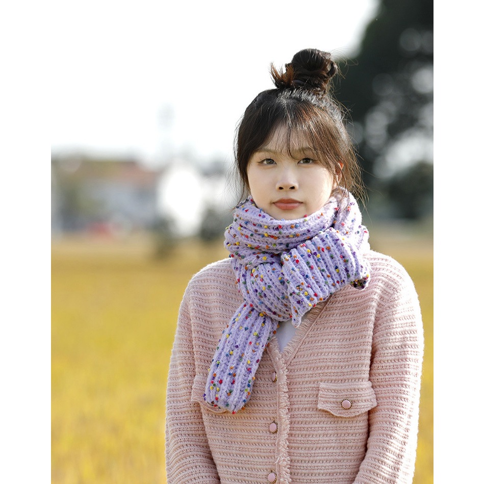 Len Pom Pom Color cuộn 50g