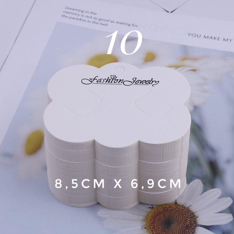 Bìa đựng kẹp tóc, trưng bày phụ kiện, trang sức handmade ( sét 10 cái)