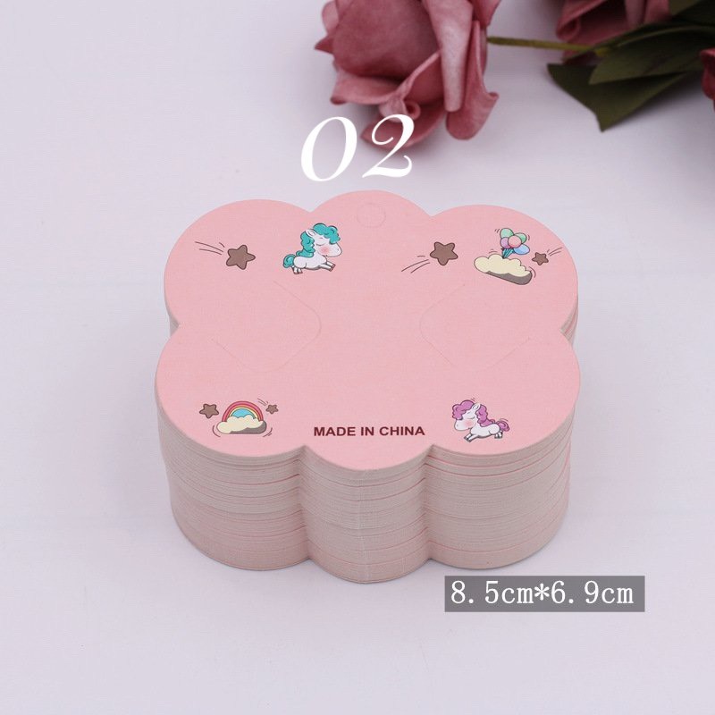 Bìa đựng kẹp tóc, trưng bày phụ kiện, trang sức handmade ( sét 10 cái)