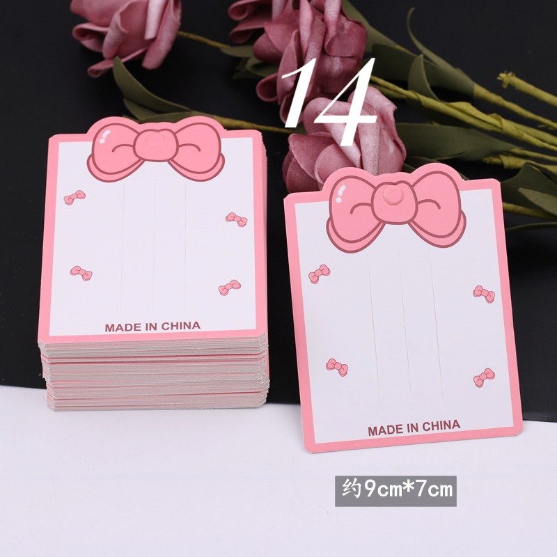 Bìa đựng kẹp tóc, trưng bày phụ kiện, trang sức handmade ( sét 10 cái)
