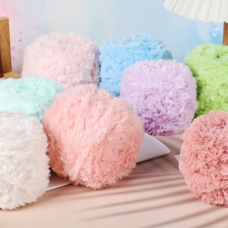 Len lông thỏ siêu mềm mịn cuộn 100g