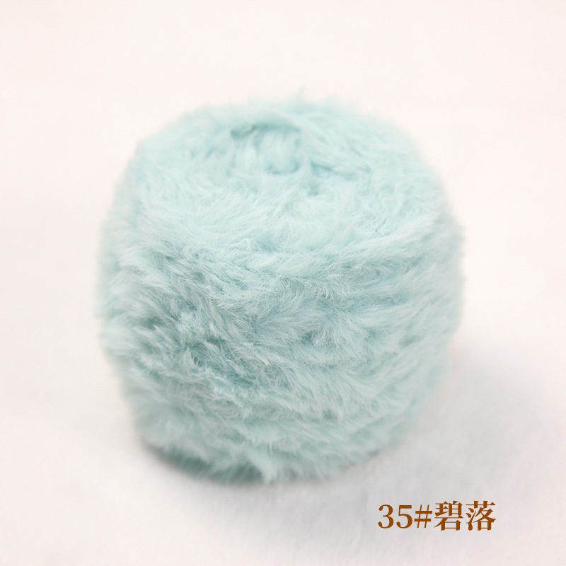 Len lông thỏ siêu mềm mịn cuộn 100g
