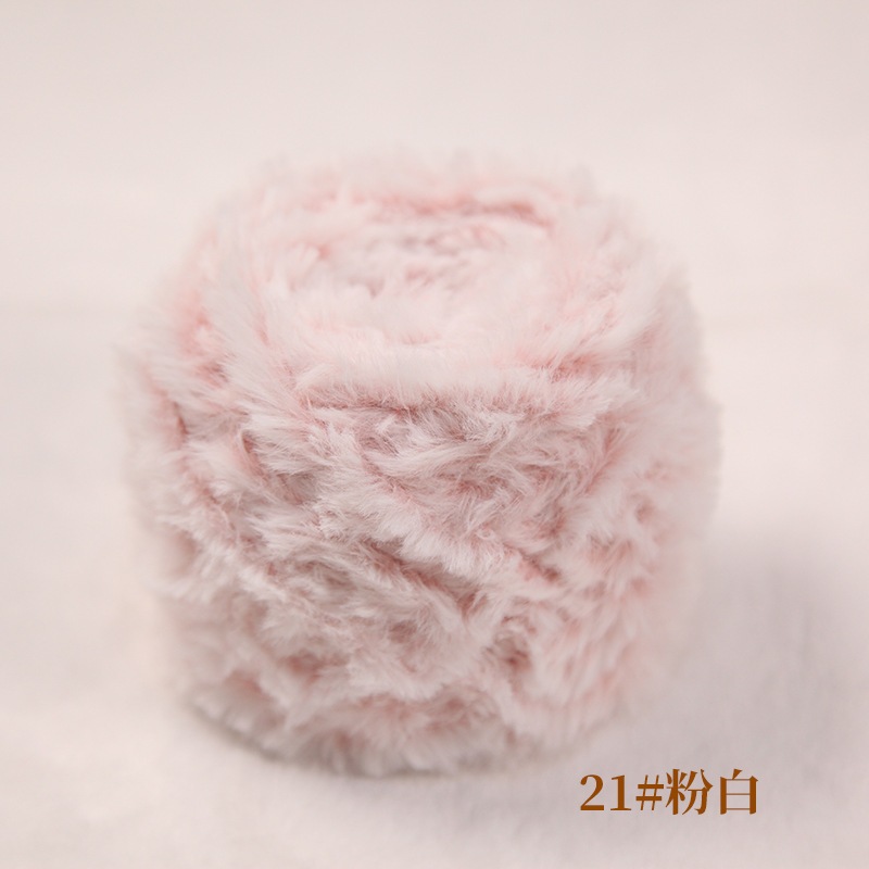Len lông thỏ siêu mềm mịn cuộn 100g