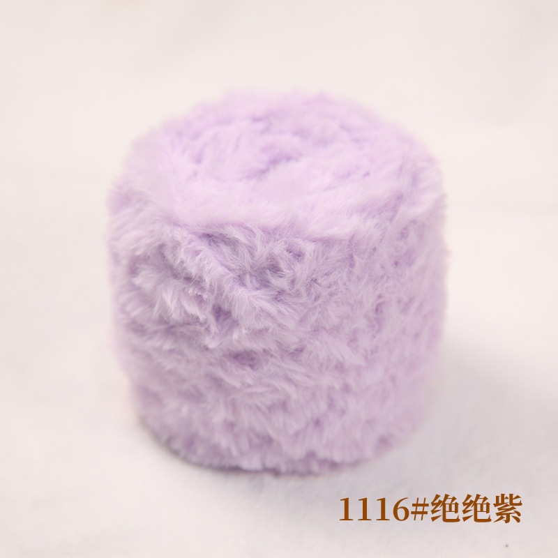 Len lông thỏ siêu mềm mịn cuộn 100g