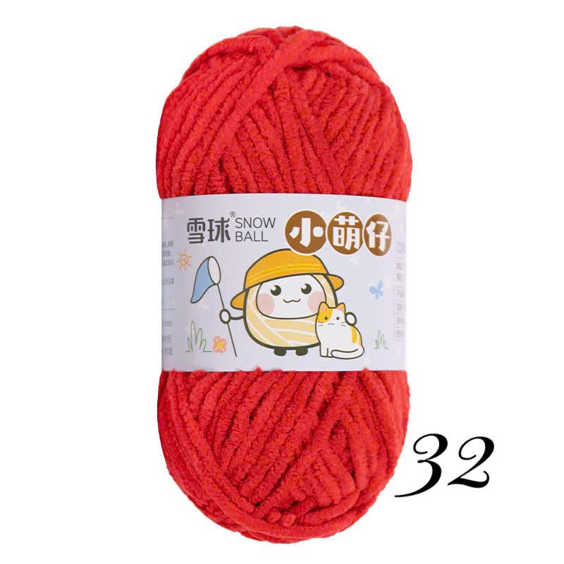 Len Nhung Mèo mềm mịn cuộn 50gr