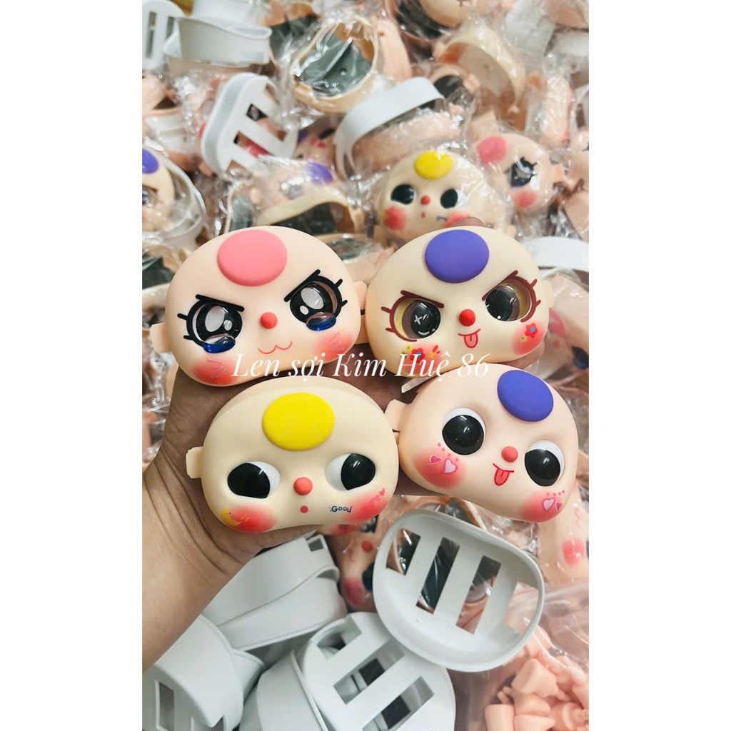 Mặt Baby Three 100% + tay chân ( giao ngẫu nhiên màu tóc)