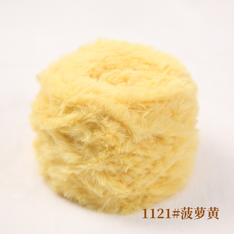 Len lông thỏ siêu mềm mịn cuộn 100g