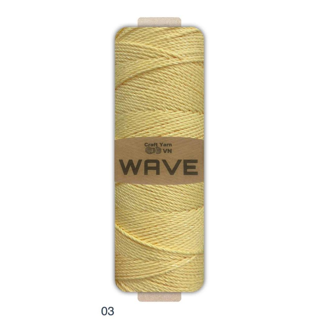 Sợi WAVE Craft Yarn VN móc mũ, túi xách ( cuộn 125g)