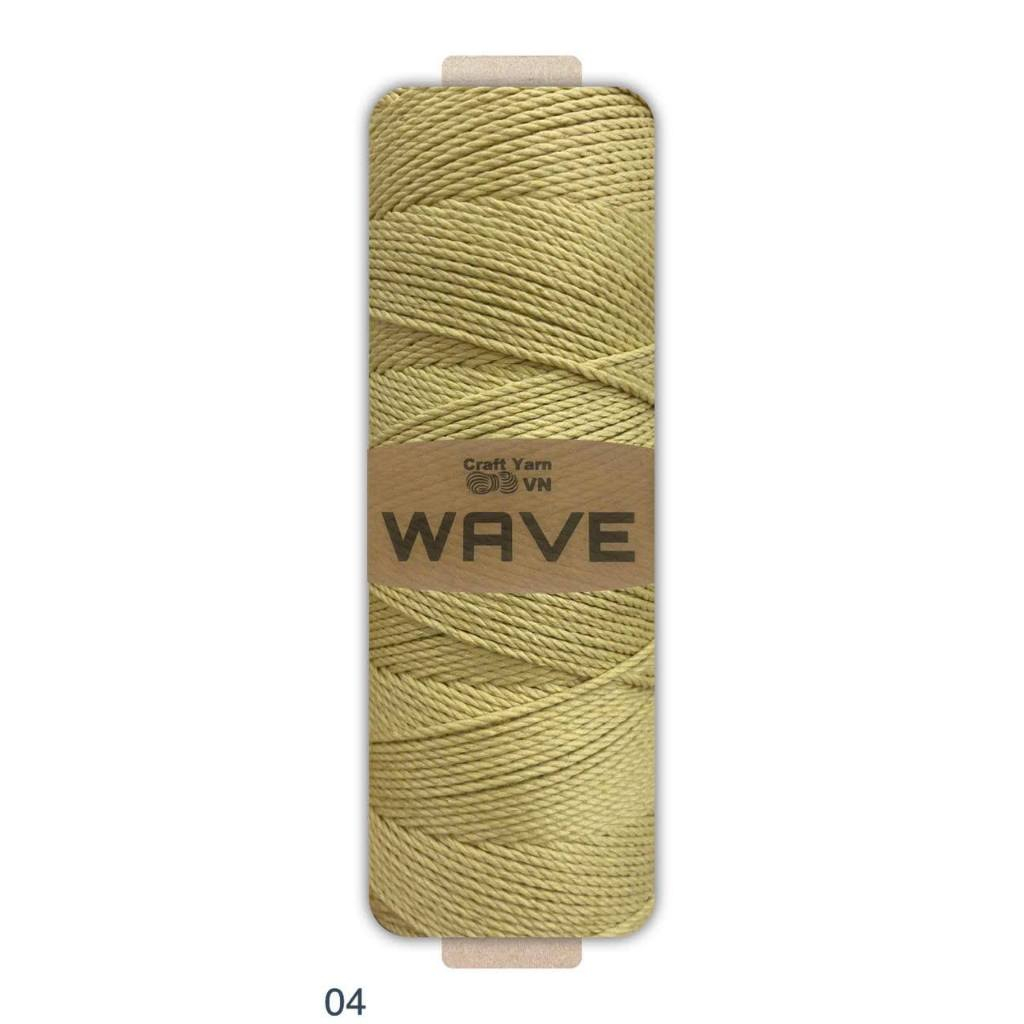Sợi WAVE Craft Yarn VN móc mũ, túi xách ( cuộn 125g)