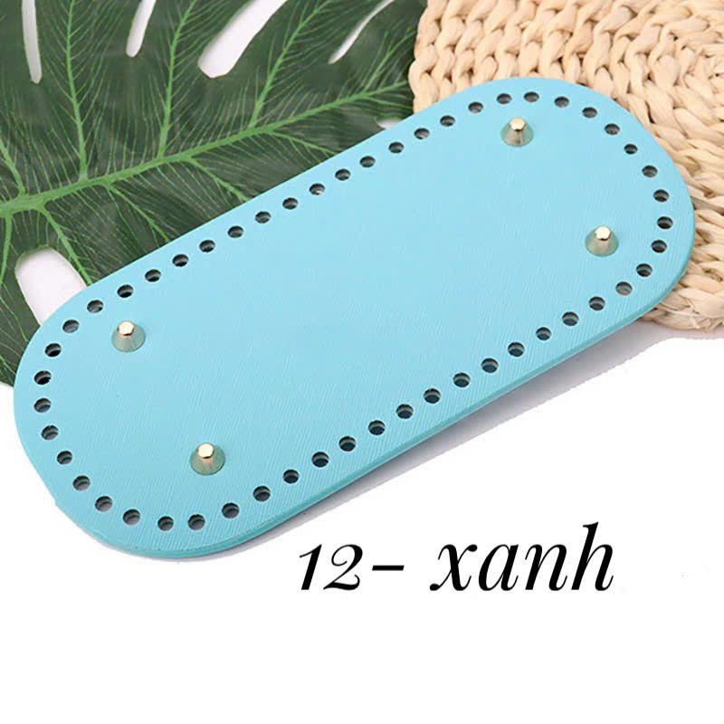 Đế da PU có đục lỗ sẵn kích thước 22*10cm