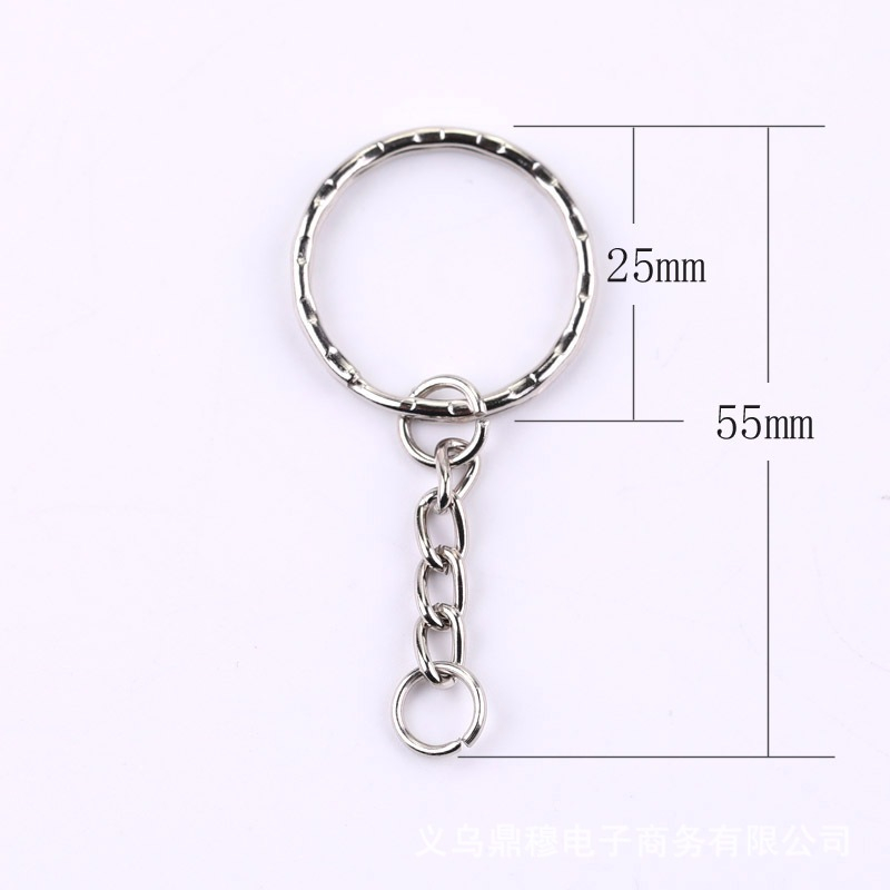 Móc khóa vân có kèm khoen C làm sản phẩm handmade ( 10 cái)