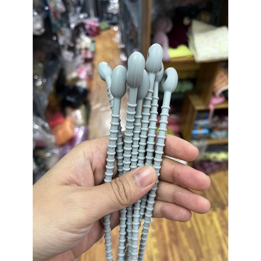 Móc khóa dây Silicone nhiều màu