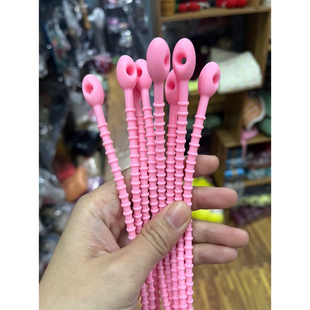 Móc khóa dây Silicone nhiều màu