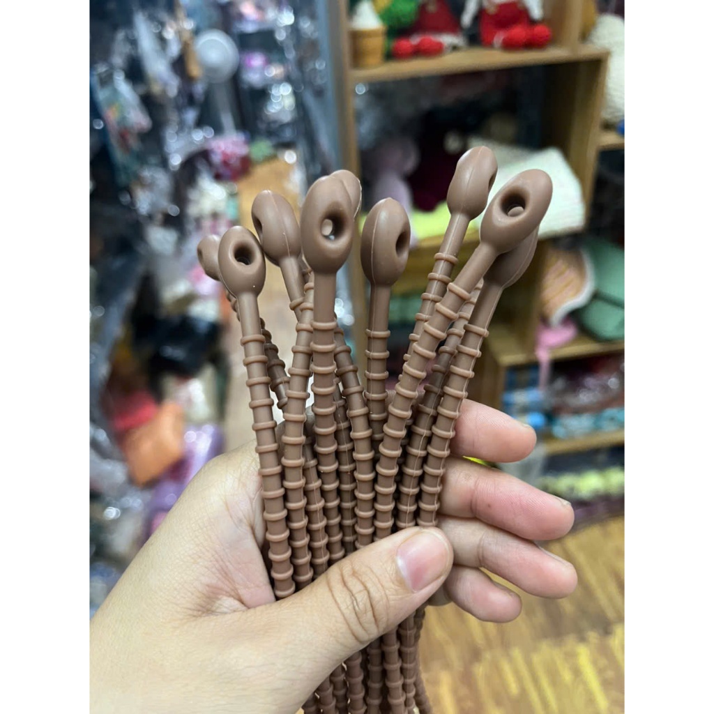 Móc khóa dây Silicone nhiều màu