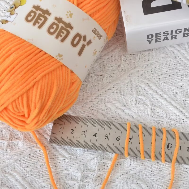 Len nhung gấu Meng Meng Ya cuộn 50g