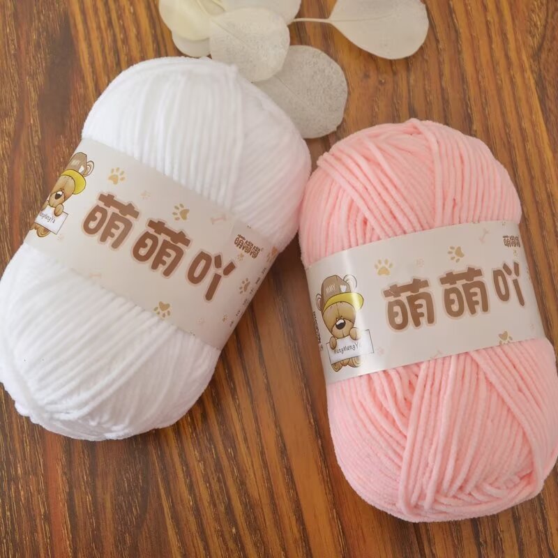 Len nhung gấu Meng Meng Ya cuộn 50g