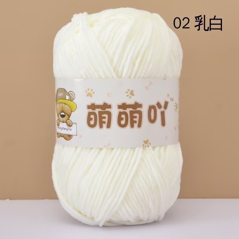 Len nhung gấu Meng Meng Ya cuộn 50g