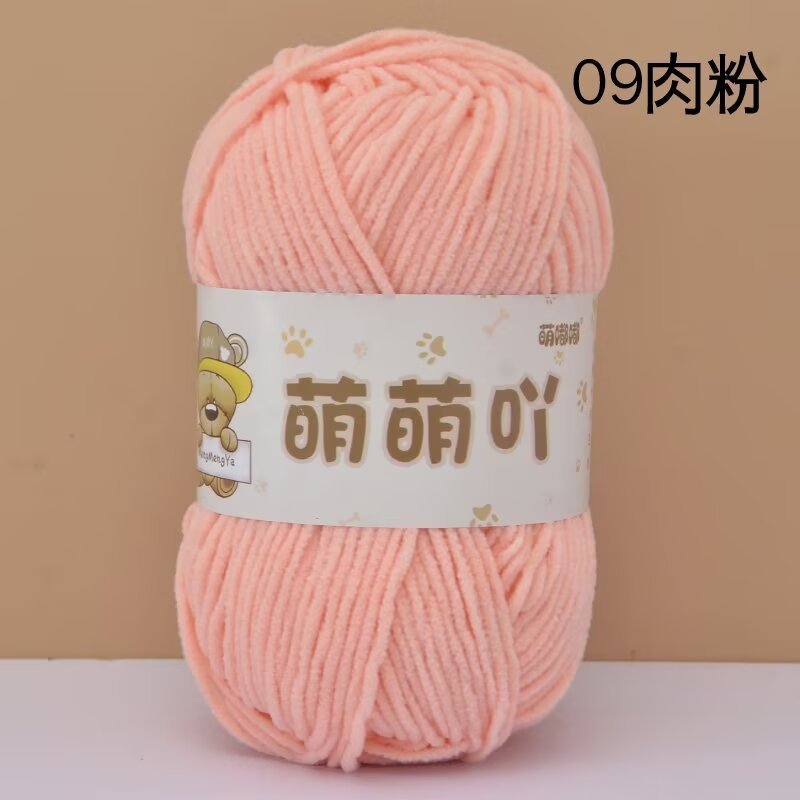 Len nhung gấu Meng Meng Ya cuộn 50g