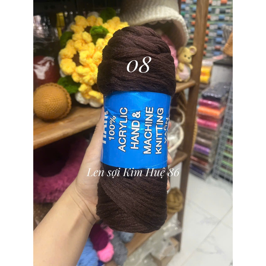 Len làm tóc búp bê- len tóc Wool Hair ( cuộn 70g)