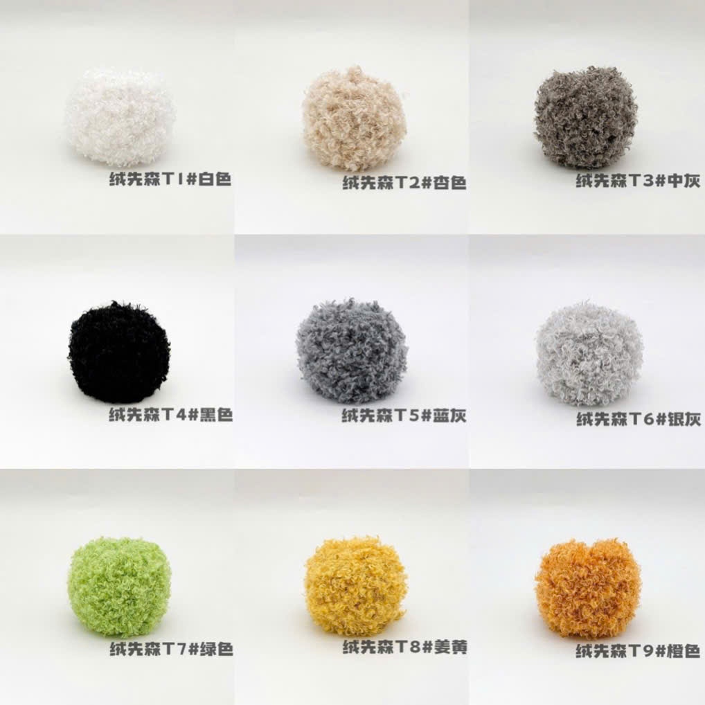 Len xù xoăn cuộn 50g