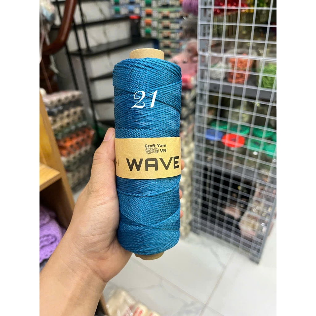 Sợi WAVE Craft Yarn VN móc mũ, túi xách ( cuộn 125g)