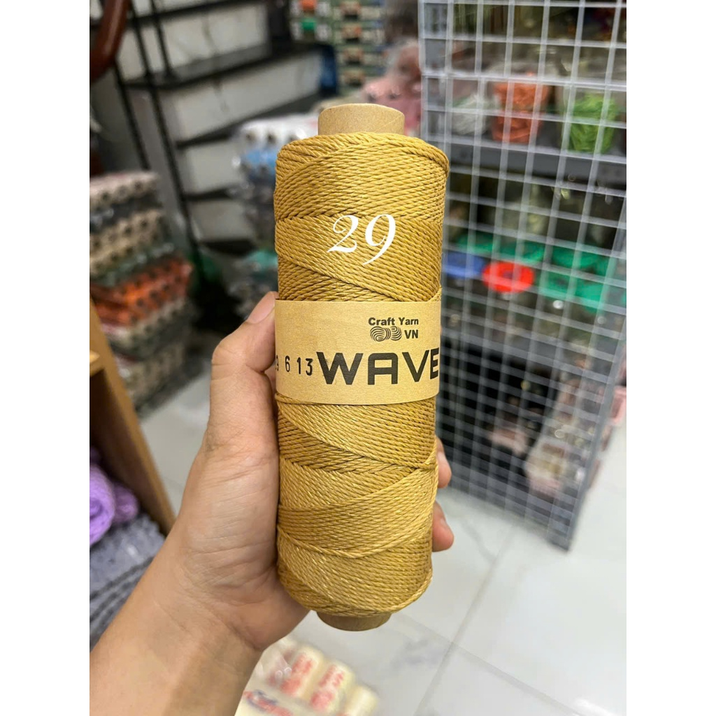 Sợi WAVE Craft Yarn VN móc mũ, túi xách ( cuộn 125g)