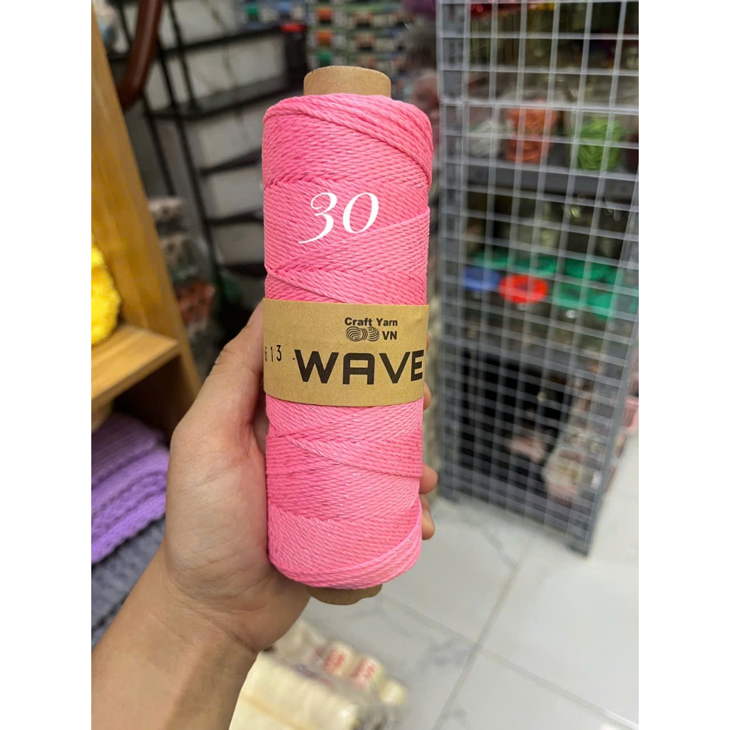 Sợi WAVE Craft Yarn VN móc mũ, túi xách ( cuộn 125g)