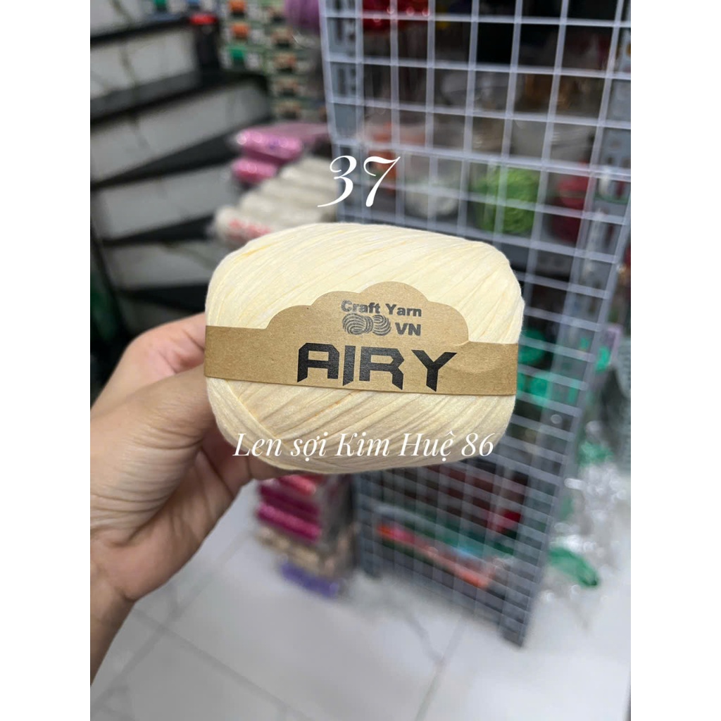 Sợi Airy móc mũ, túi cuộn 45g