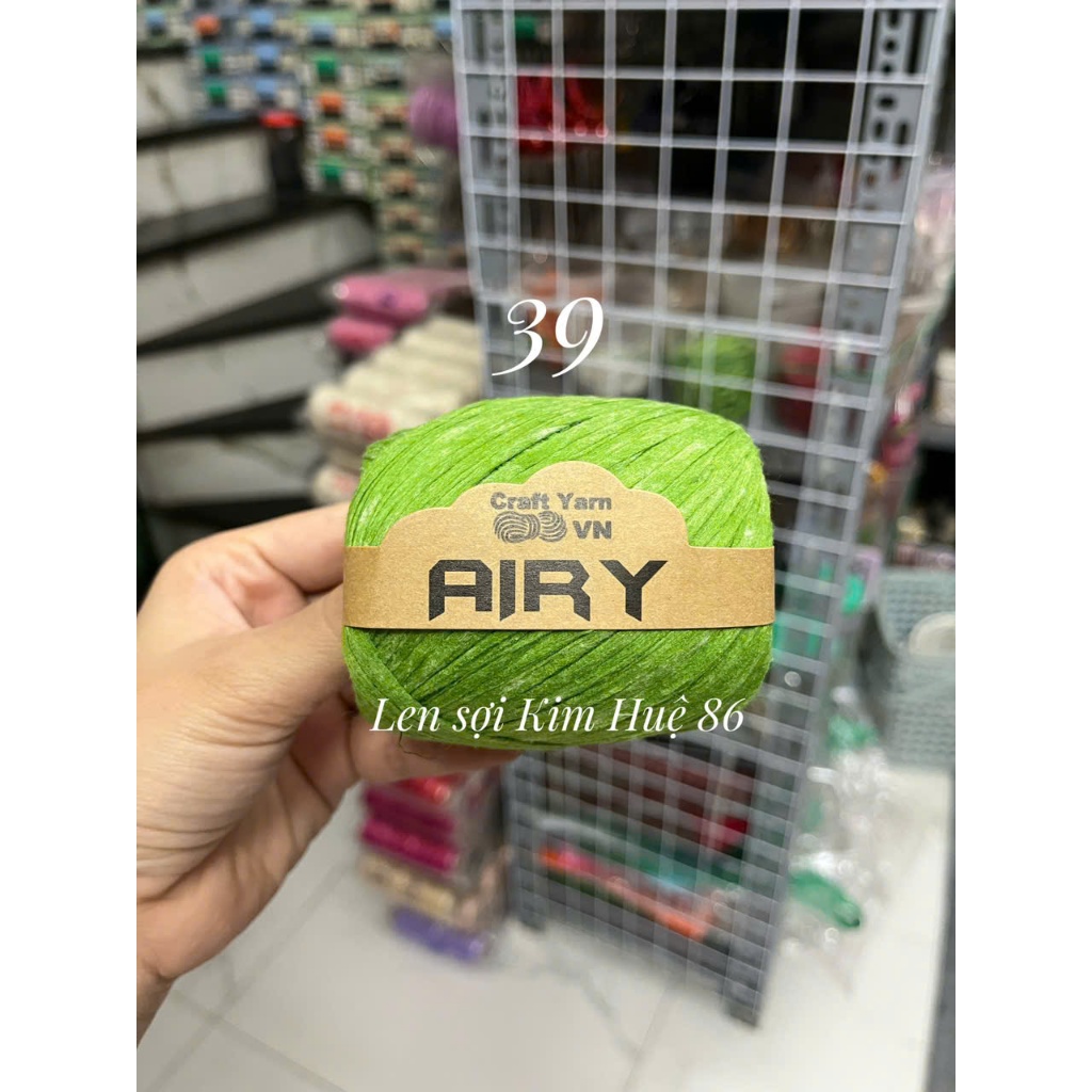 Sợi Airy móc mũ, túi cuộn 45g