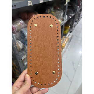 Đế da PU có đục lỗ sẵn kích thước 22*10cm