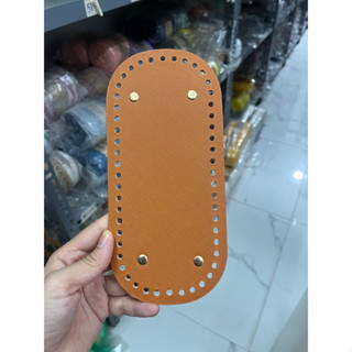 Đế da PU có đục lỗ sẵn kích thước 22*10cm