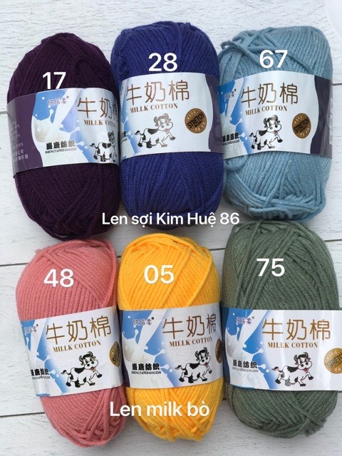 Len milk bò cuộn 50g